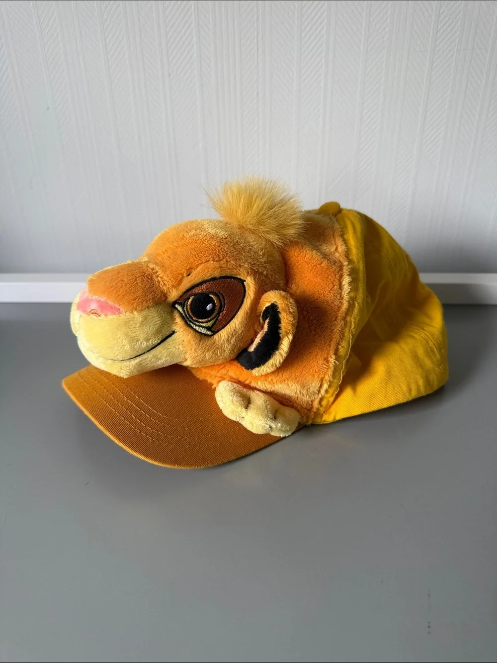 Lion King Disney Parks Yellow Plush Lion Character Kids Cap/Hat